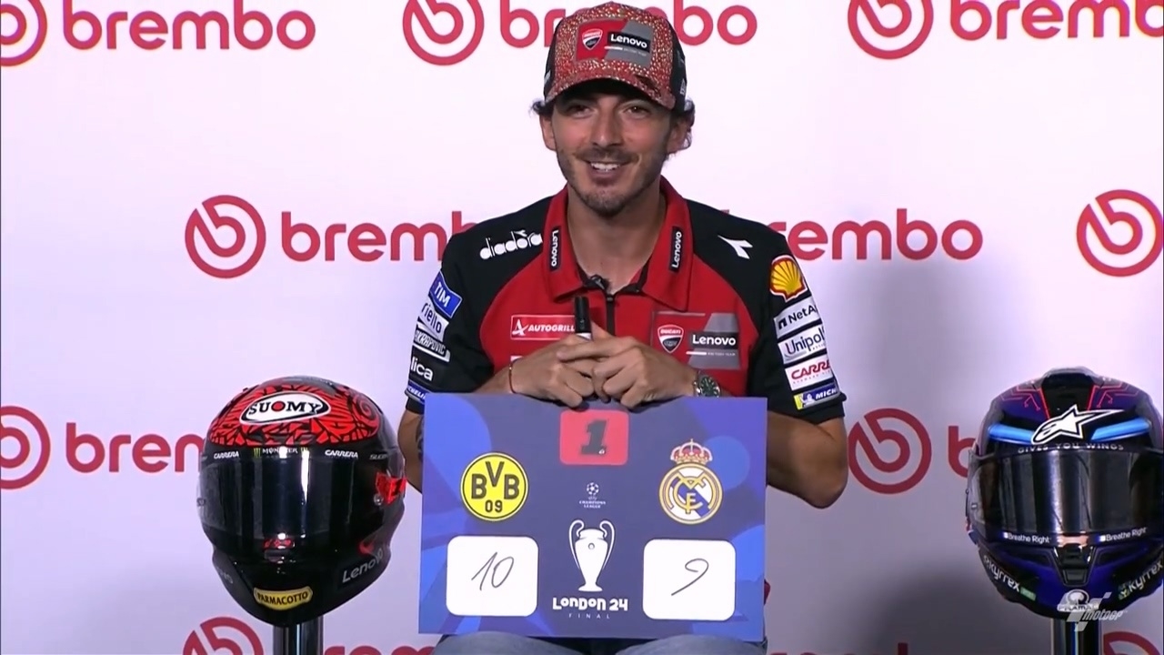 MotoGP车手预测多特vs皇马比分：马奎斯13，巴尼亚亚109