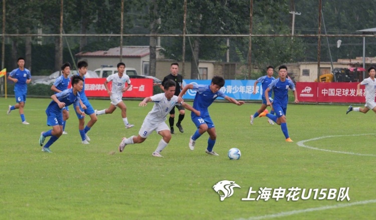 由王佳翔指导率领的申花U15队挺进中青联排位赛阶段全国十二强