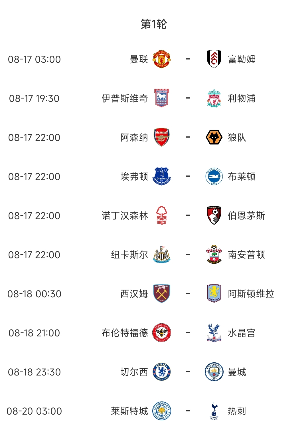 一个星期后英超回归！英超官推：Oneweektogo