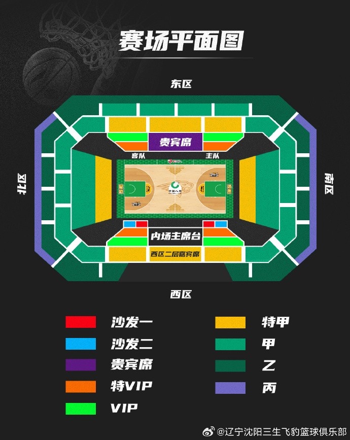 辽宁新赛季常规赛单场门票10月5日开售最高1280元最低80元